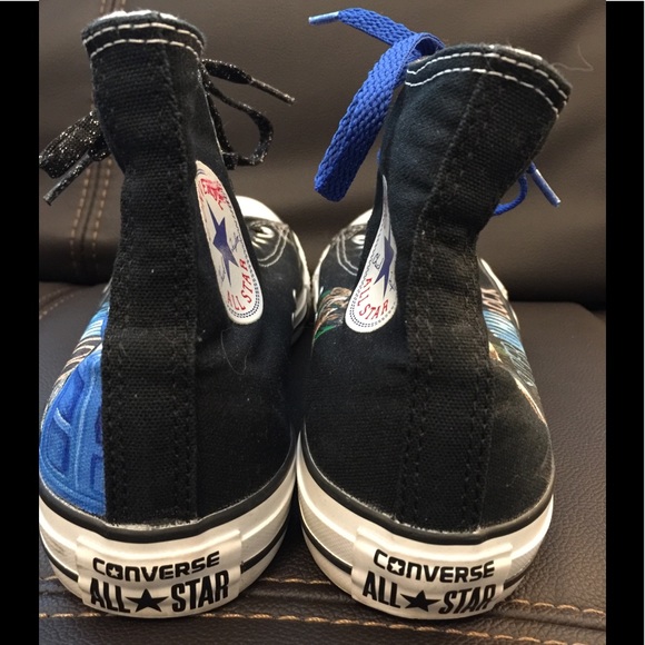 🦄 RARE SuperWhoLock Custom Chucks - Picture 6 of 8